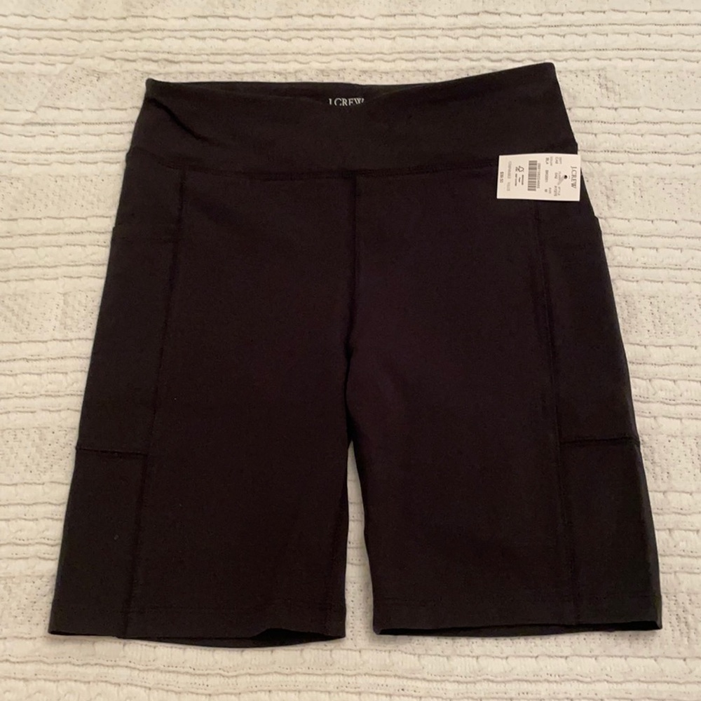 NWT J Crew bike shorts with pockets